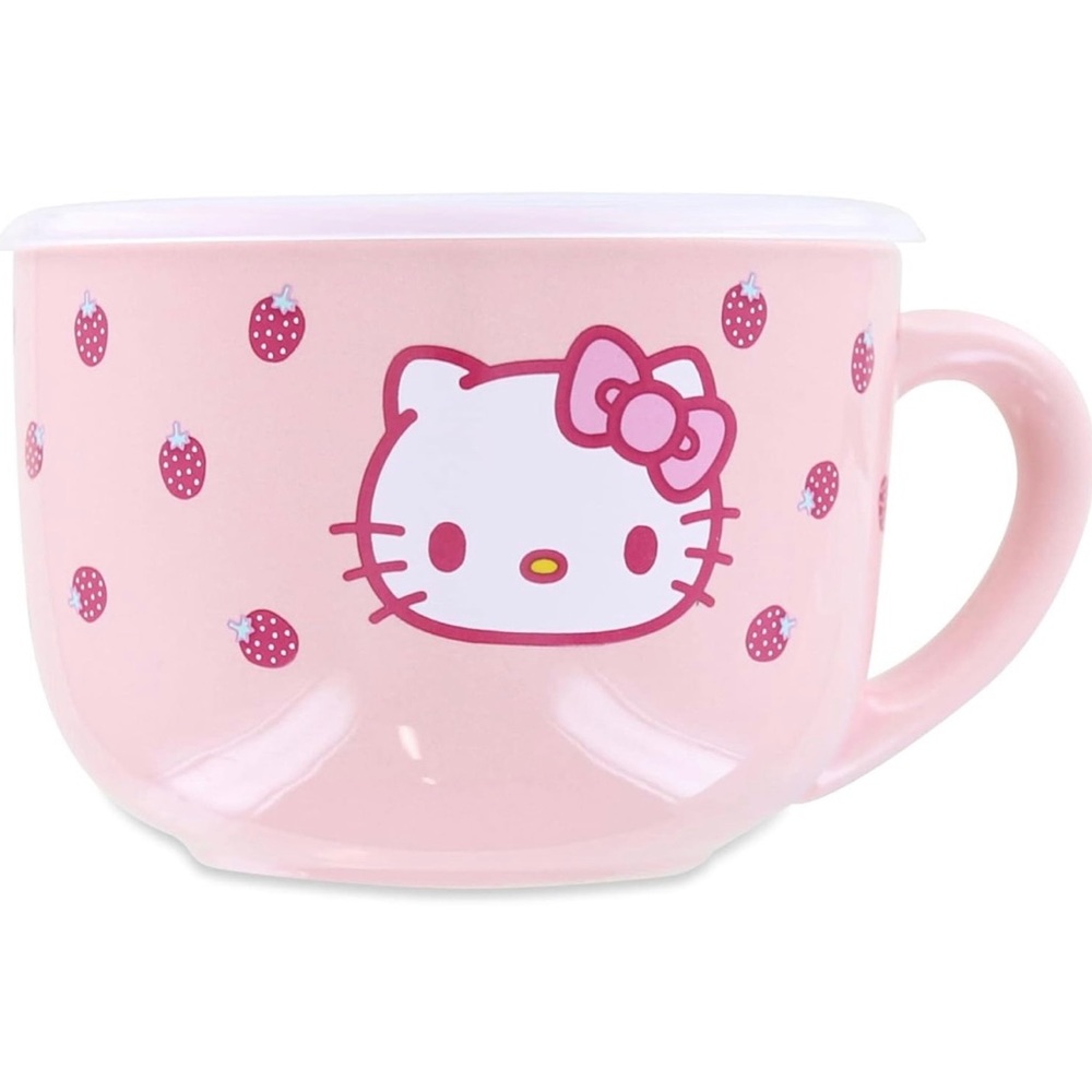 Hello Kitty Pink Mug with Strawberries